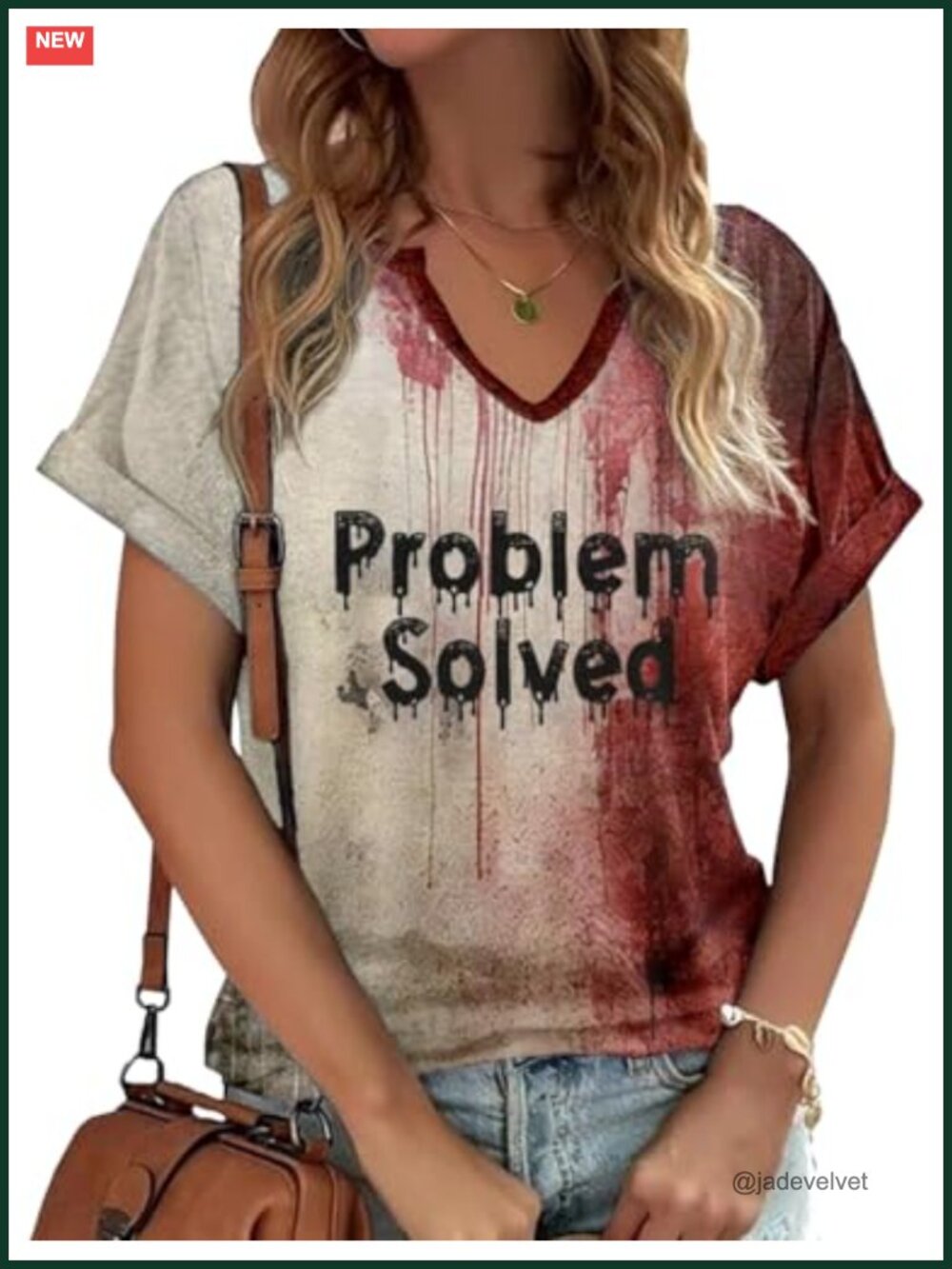 Women's Halloween Doodles V Neck Short Sleeve Tee Fall Thanksgiving Casual Shirt